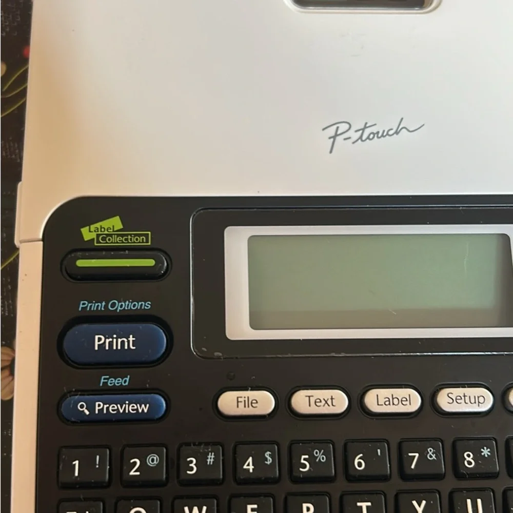 Brother P-touch Label Maker - White and Black (model PT-2030)